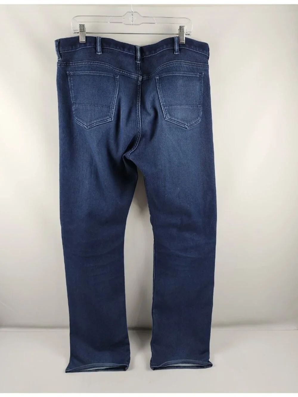 Banana Republic Jeans Mens 38x34 Blue Navy Traveler Slim Fit Denim Pants
